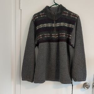 L.L. Bean Men's Medium Pullover Half Zip Sweater